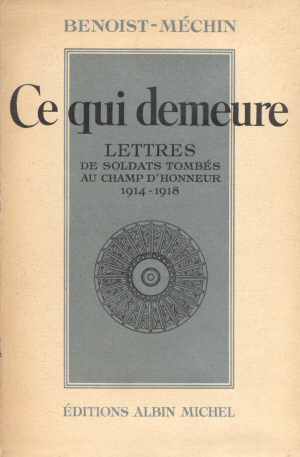 Ce qui Demeure (Benoist-Mchin - Ed. 1942)